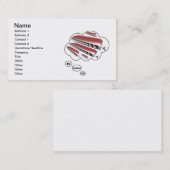 ich würde vielmehr Harmonika spielen Visitenkarte (Vorne/Hinten)