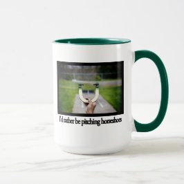 Ich würde vielmehr Hufeisen-Tasse werfen Tasse