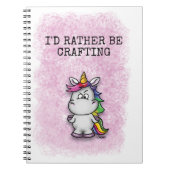 Ich würde vielmehr - In Handarbeit machen der Notizblock (Vorderseite)