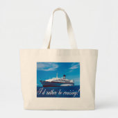 Ich würde vielmehr kreuzen jumbo stoffbeutel (Vorne)