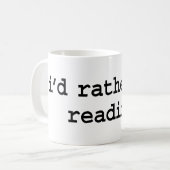 ich würde vielmehr lesen kaffeetasse (Vorderseite Links)