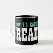 Ich würde vielmehr lesen zweifarbige tasse (Vorderseite Links)