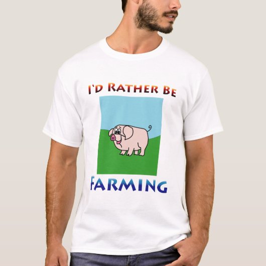 ich würde vielmehr Männer bewirtschaften T-Shirt (Vorderseite)