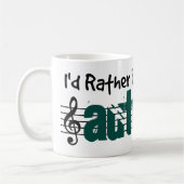 Ich würde vielmehr mein Autoharp spielen Kaffeetasse (Links)