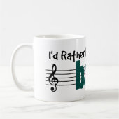 Ich würde vielmehr mein Banjo spielen Kaffeetasse (Links)