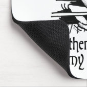 Ich würde vielmehr mein Organ mousepad - Weiß (Ecke)