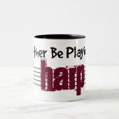Ich würde vielmehr meine Harfe spielen Zweifarbige Tasse (Mittel)