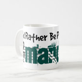 Ich würde vielmehr meine Mandoline spielen Kaffeetasse (Vorderseite Links)