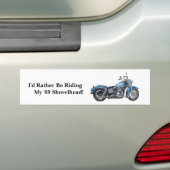 Ich würde vielmehr reiten autoaufkleber (Auf Auto)