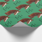 Ich würde vielmehr reiten! geschenkpapier (Ecke)