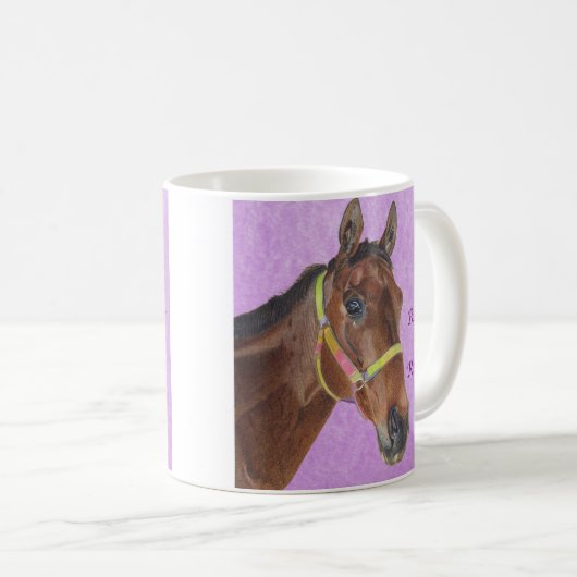 Ich würde vielmehr reiten! Pferd Kaffeetasse (VorderseiteRechts)