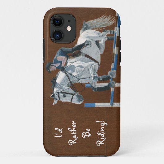Ich würde vielmehr reiten! ReiteriPhone 5 Fall Case-Mate iPhone Hülle (Rückseite)