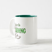 Ich würde vielmehr reiten zweifarbige tasse (Vorderseite Links)