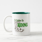 Ich würde vielmehr reiten zweifarbige tasse (Links)