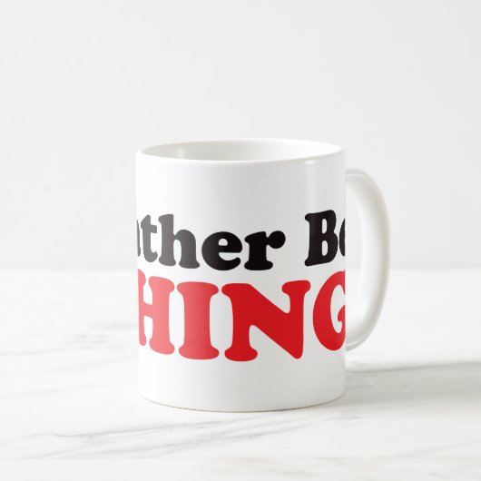 Ich würde vielmehr - Rot fischen Kaffeetasse (VorderseiteRechts)