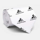 Ich würde vielmehr rudern krawatte (Gerollt)