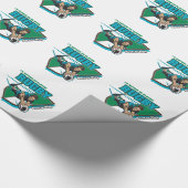 Ich würde vielmehr Rugby spielen Geschenkpapier (Ecke)