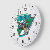 Ich würde vielmehr Rugby spielen Große Wanduhr (Winkel)