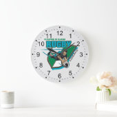 Ich würde vielmehr Rugby spielen Große Wanduhr (Zuhause)
