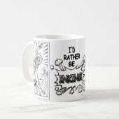 Ich würde vielmehr Schale mit Tinte schwärzen Kaffeetasse (Vorderseite Links)