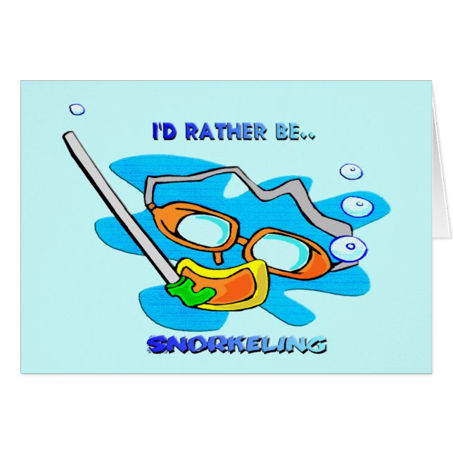 Ich würde vielmehr schnorcheln (Vorderseite (Horizontal))