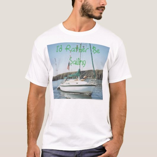 Ich würde vielmehr segeln T-Shirt (Vorderseite)