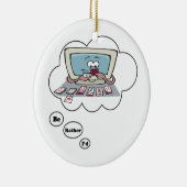 Ich würde vielmehr Solitaire spielen Keramikornament (Rechts)