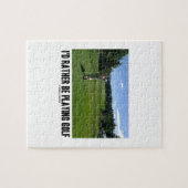 Ich würde vielmehr spielen Golf (Golfspieler auf Puzzle (Horizontal)