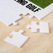 Ich würde vielmehr spielen Golf (Golfspieler auf Puzzle (Seite)