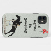 Ich würde vielmehr springen! Pferd Case-Mate iPhone Hülle (Rückseite (Horizontal))