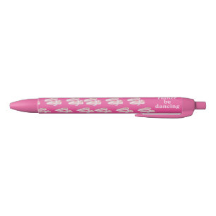 Ich würde vielmehr Stift-rosa Ballerina-Schuhe Kugelschreiber