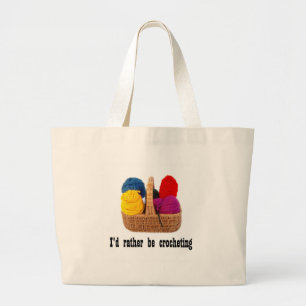 Ich würde vielmehr Tasche häkeln
