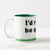 Ich würde vielmehr Tasse Golf spielen (Links)