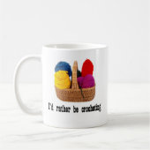 Ich würde vielmehr Tasse häkeln (Links)