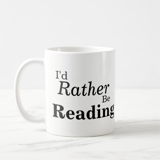 Ich würde vielmehr Tasse lesen (Links)