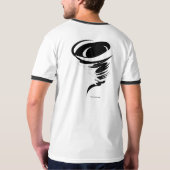 Ich würde vielmehr Tornados jagen T-Shirt (Rückseite)
