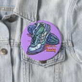 Ich würde vielmehr - Turnschuhe laufen Button (Beispiel)