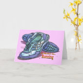 Ich würde vielmehr - Turnschuhe laufen Karte (Gelbe Blume)