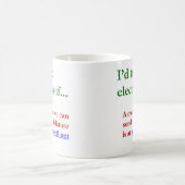 Ich würde Wahlen vertrauen... Tasse. Kaffeetasse (Mittel)