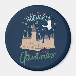 Ich würde Weihnachten lieber in Hogwarts bleiben Magnet