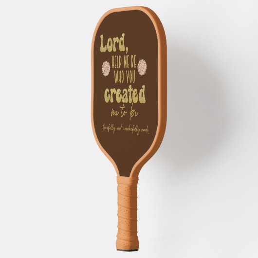 Ich wurde zum Gebet erschaffen Pickleball Schläger (Links)