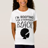 "Ich wüte für jeden schwarzen" T-Shirt (Vorderseite)