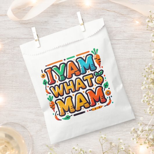 "Ich Yam mit Mam Geschenktütchen (Ausgeschnitten)