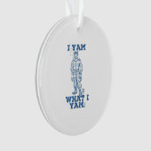 Ich Yam, was ich bin. Entwurf Ornament (Vorderseite)