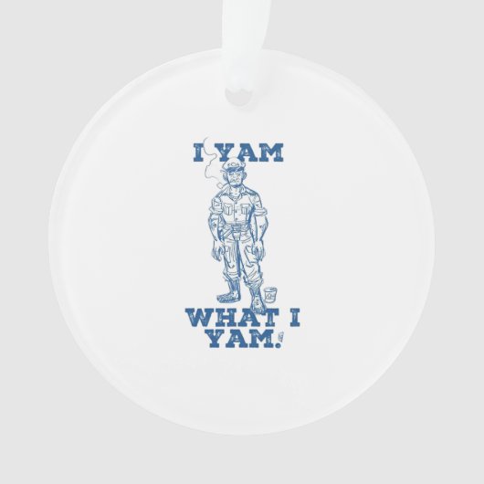 Ich Yam, was ich bin. Entwurf Ornament (Vorderseite)