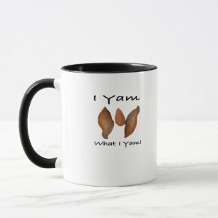 Ich Yam, was ich bin, Yam, was ich Yam, Comic, Nie Tasse