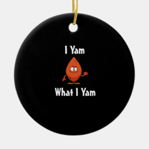Ich Yam, was ich für ein Grundkonzept für Erntedan Keramik Ornament