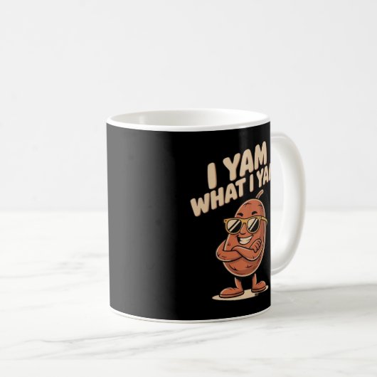 Ich Yam, was ich für ein klassisches Angebot halte Kaffeetasse (VorderseiteRechts)