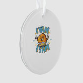 Ich Yam, was ich klassisches Design für Erntedank Ornament (Vorderseite)