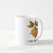 Ich Yam, was ich lese Niedlich und gemütlich Autum Kaffeetasse (VorderseiteRechts)